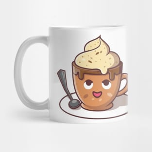 "Divine Delight: Heavenly Affogato"- Coffee Food Icecream Mug